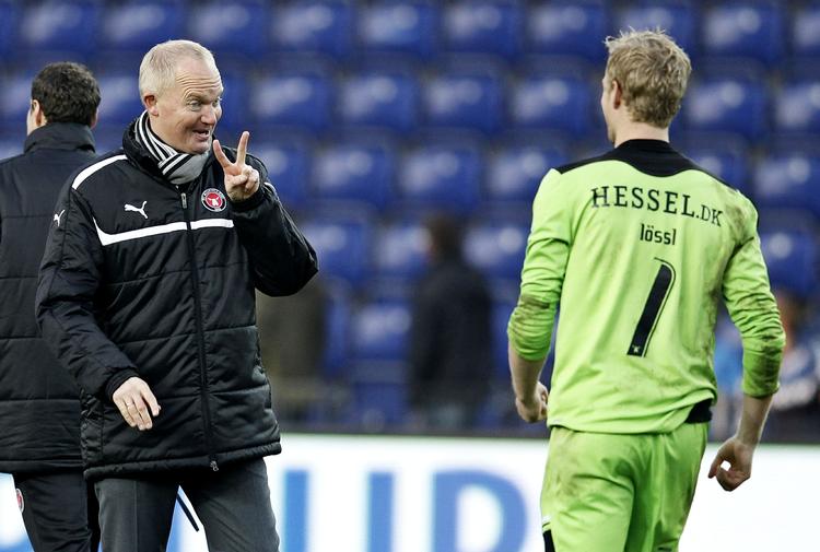 SVÆKKET. Til aftenens kamp mod Brøndby mangler Glen Riddersholm fire stamspillere. 
