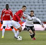 UDSPILLET. Selv om Casper Sloth (th.) var på hjemmebane, havde FC Vestsjælland initiativet i lange perioder. 
