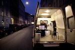 A mobile fixing room in Copenhagen. Archive. 