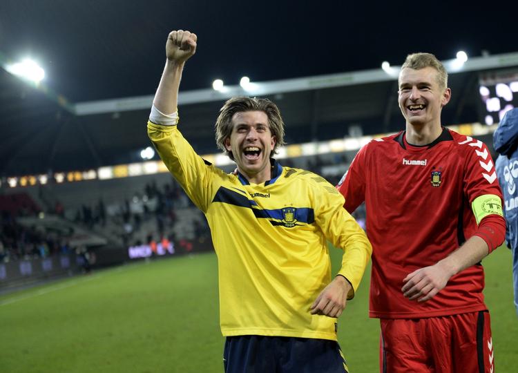 Nøglespillere. Martin Ørskov scorede sejrmålet og målmand Hradecky holdt igen nullet. 