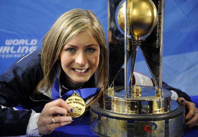 VERDENSMESTER. I marts vandt Eve Muirhead og hendes skotske hold VM i Riga. 