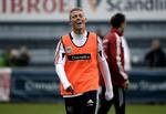 TILFREDS. Den danske landsholdsspiller Viktor Fischer kan atter juble over at have mål i støvlerne. 