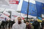 KIEV. De ukrainske demonstranter er utilfredse med, at landets præsident, Viktor Janukovitj, har afvist at underskrive en samarbejdsaftale med EU. 