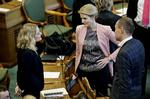 Uenige. Helle Thorning-Schmidt (S) og Johanne Schmidt-Nielsen er ikke enige om meget. 