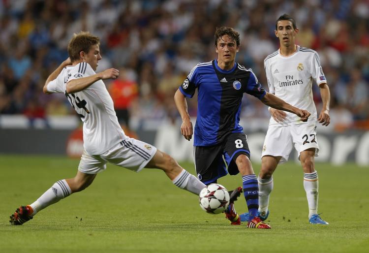 Central. FCK's midtbane med Thomas Delaney blev 'kørt over' både i Istanbul og I Madrid. 