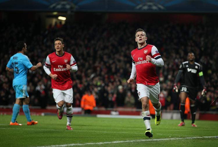 2-0. Jack Wilshere cementerede Arsenals sejr på hjemmebane. 