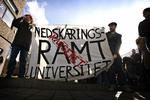 PLADSPROTEST. Omkring 7.000 vrede studerende har ifølge Studenterrådet planlagt at protestere i på Frue Plads som følge af de skærpede studiekrav. 
