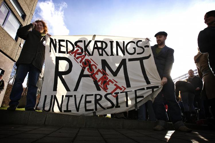 PLADSPROTEST. Omkring 7.000 vrede studerende har ifølge Studenterrådet planlagt at protestere i på Frue Plads som følge af de skærpede studiekrav. 