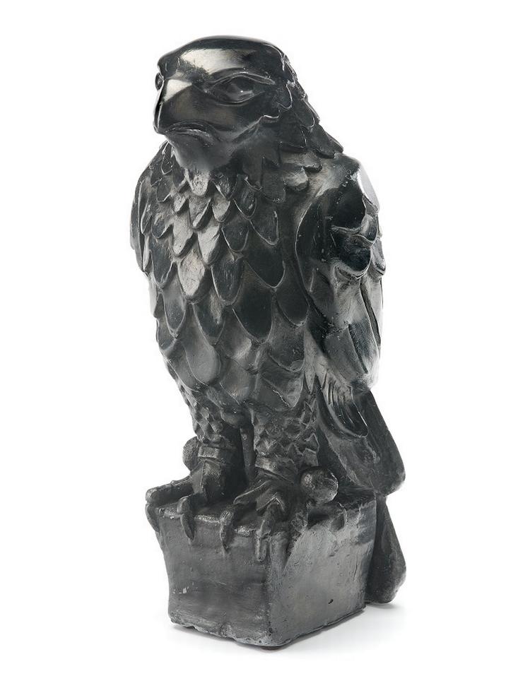 Megadyr. Den messinglakerede blystatuette blev skabt af kunstneren Alfred Sexton i 1941. 