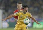 FORFULGT. Med sin brasilianske baggrund er Edmar upopulær blandt dele af de ukrainske tilskuere. 