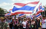 Demonstration. Mere end 100.000 demonstranter i Bangkok har i ugevis protesteret over den thailandske regering. 