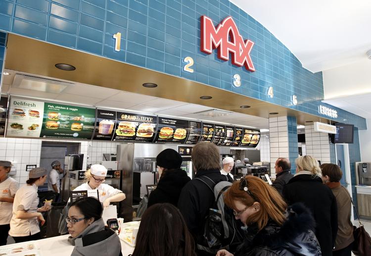 Food. Københavneren har taget godt i mod de svenske hamburgere. Her er det restauranten på Gammel Torv i København. 