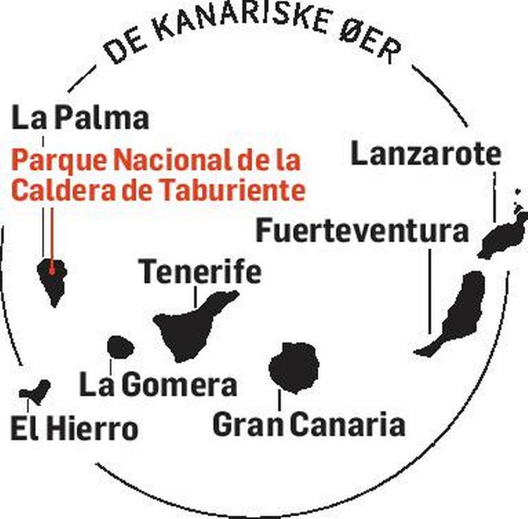 REJSER Kanariske Øer Lanzarote Las Palma Fuerteventura Gran Canaria Tenerife.eps