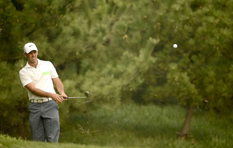 MAJORVINDER. I 2011 vandt Charl Schwartzel Masters på Augusta. Nu presser han Morten Ørum Madsen i turneringen, sydafrikaneren vandt for et år siden. 
