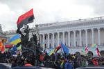 Demo. Protester i Kiev. På ottende døgn. 