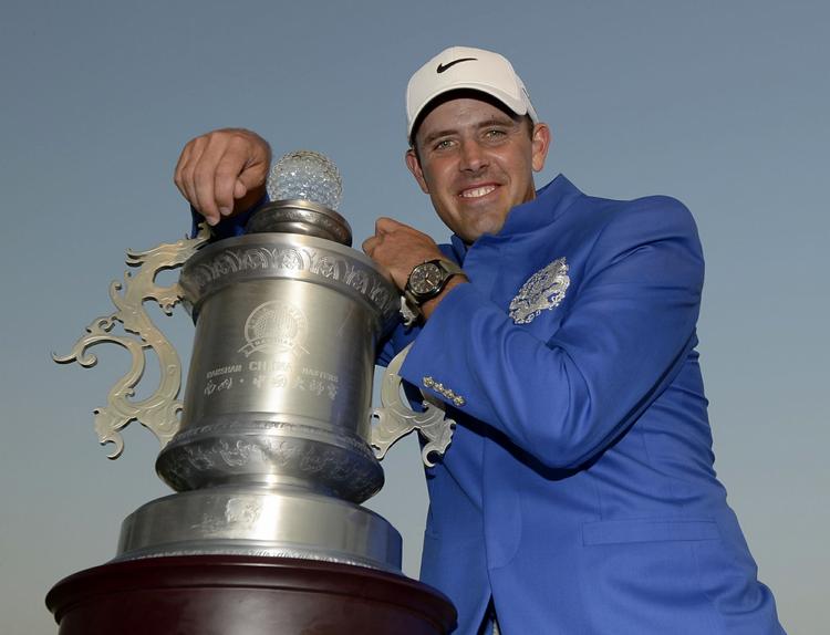 TROFÆER. Ud over de nu ni turneringer, der tæller på European Tour, har Charl Schwartzel desuden vundet dette trofæ i Kina tidligere i år. 