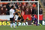 1-0. Det første mål mod Liverpool scorede Jake Livermore, da Hull vandt 3-1. 