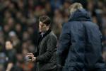 ÆRGERLIG. Selv om de gik fint på nogle punkter, så måtte Michael Laudrup ærgre sig over udfaldet i Manchester. 
