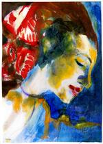 Jolande. Sådan så Emil Nolde sin unge hustru. Jolande Nolde var 54 år yngre end kunstneren. 