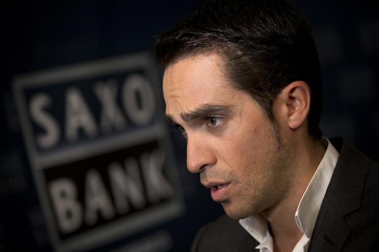 Sejrshungrende. Alberto Contador vandt kun et løb i 2013. 