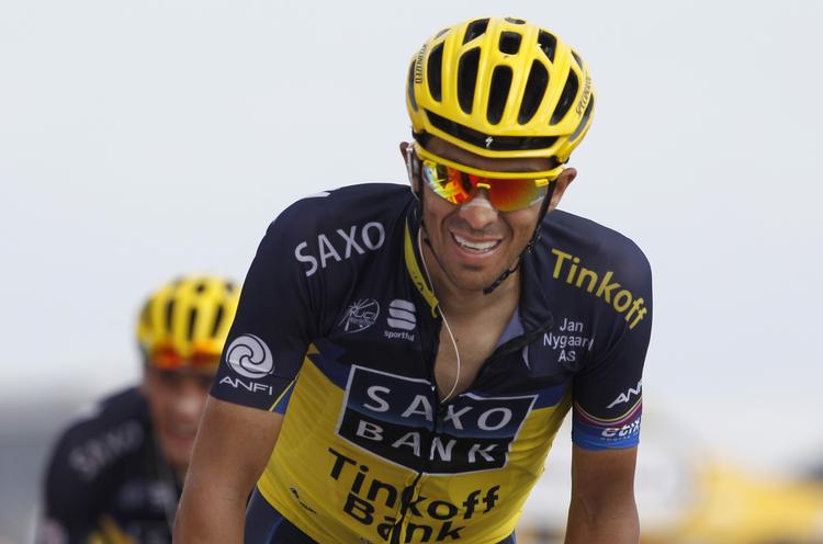 Fredspibe. Oleg Tinkov var mildt sagt ikke imponeret over Alberto Contadors præstationer i årets Tour de France, men de to har haft et par gode samtaler siden da. 