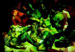Frirum. Det er tilladt at ligge og vegetere på projektionen af Nikolaj Reckes  videoværk 'Looking for 4-leaf Clovers'. 
