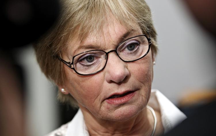 KRITISK. Pia Kjærsgaard er tilfreds med, at Jakob Scharf nu trækker sig som chef for Politiets Efterretningstjeneste. 