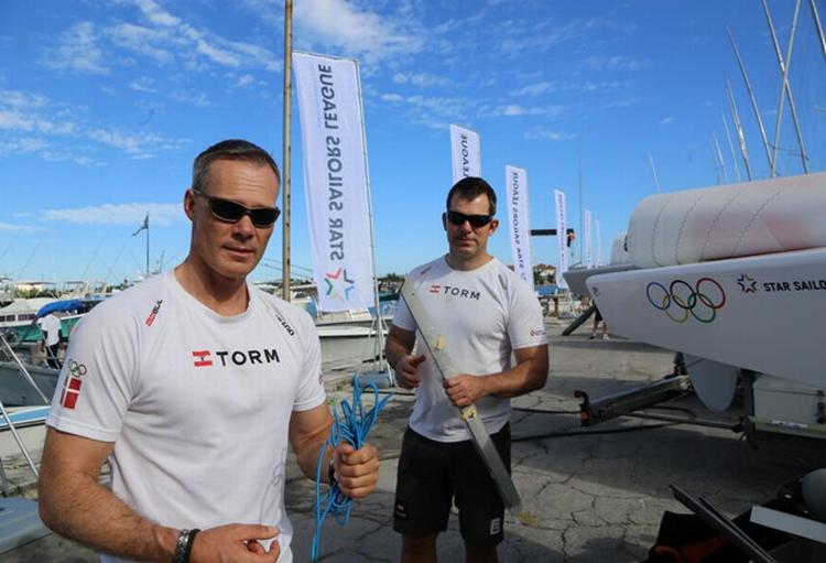 GENFORENET. Halvandet år efter deres 11.-plads ved OL skal Michael Hestbæk (tv.) og Claus Olesen (th.) atter sejle starbåd sammen, når de deltager i Star Sailing League. 