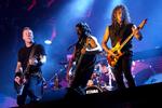 Rocklegender. Sådan så det ud, da Metallica fyrede den af på årets Roskilde Festival. 