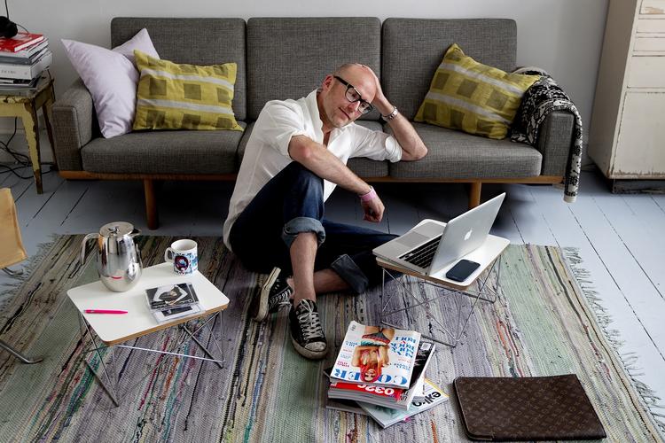 Chefredaktør. Chris Pedersen er glad for sit nye job som chefredaktør på Cover Man. 