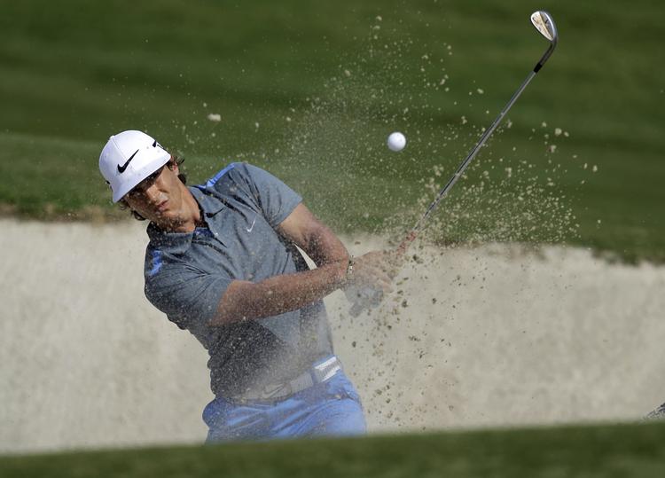 Efterslæb. Thorbjørn Olesen har fem slag op til den førende spiller. 