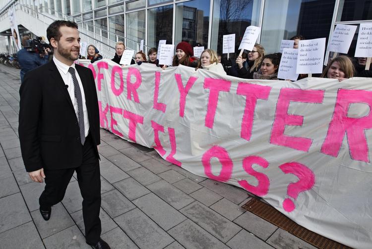 Studiereform. De studerende er sure og vil have uddannelsesminister Morten Østergaard til at lytte til deres kritik. 