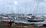 Efter stormen Bodil - Gilleleje Havn
