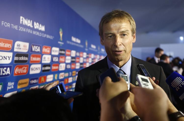 VM. Tyske Jürgen Klinsmann er tidligere tysk landstræner, men møder nu sit hjemland som træner for USA. 