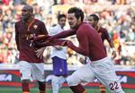 SEJRSMÅL. Indskiftede Mattia Destro sikrede Roma en sejr efter fire uafgjorte  i træk. 