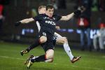 MÅLSCORER. Med sæsonens niende mål bragte Morten 'Duncan' Rasmussen FC Midtjylland på 1-0. 