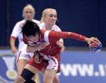 Stærk. Ud over en solid defensiv præstation scorede Maria Fisker to gange mod Japan. 