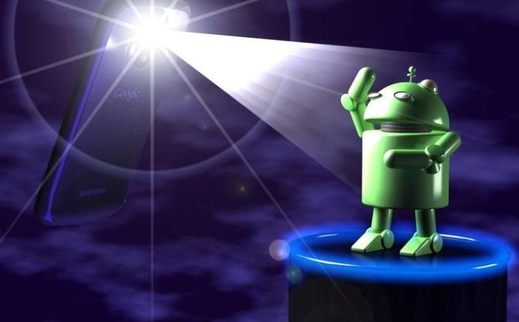 Sladrehank. Den lyser op, men den fortæller også hvor du er. (Billede fra Google Play) 