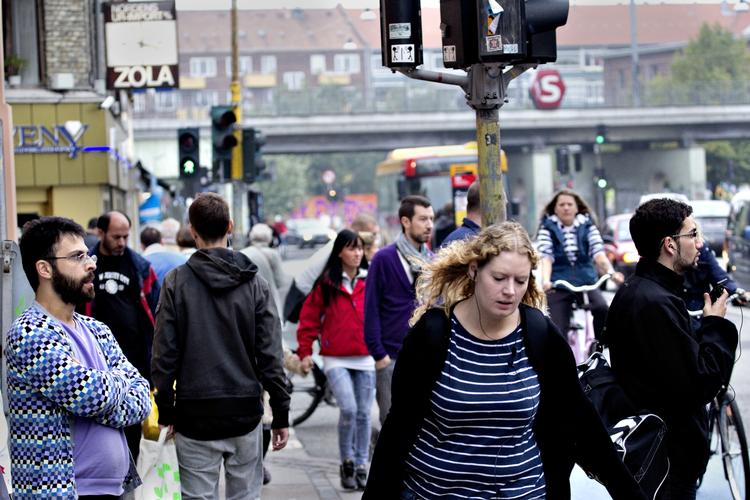 Renovering.  Mere plads til de bløde trafikanter og mindre til de motoriserede. Sådan bliver det også på den sidste strækning af Nørrebrogade, når den står klar i foråret 2015. (arkivfoto) 
