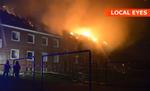 Slukning. To personer er omkommet i Løgstør under en voldsom brand. 