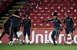 Real Madrid pressemøde og træning i København