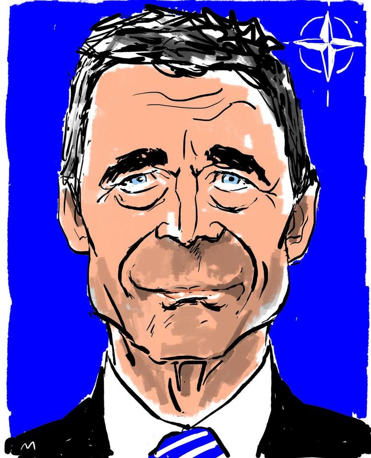 TOPCHEF. Anders Fogh Rasmussen er Natos 12. generalsekretær og har siddet siden august 2009. Tegning: 