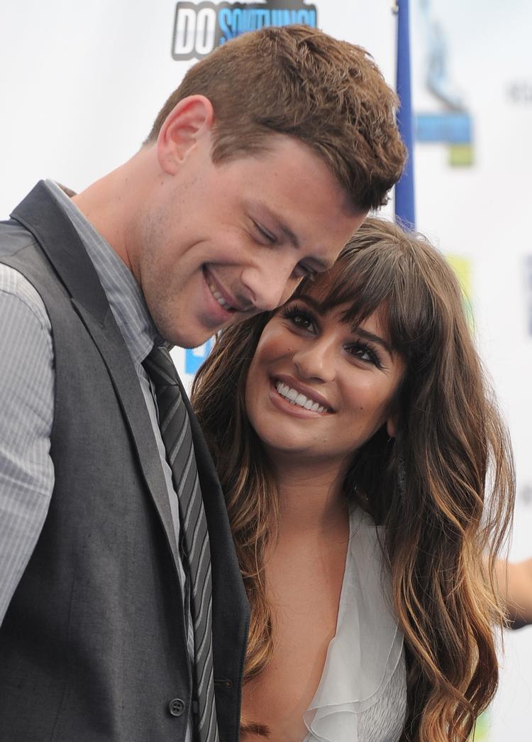 Stjerner. Cory Monteith og Lea Michele var både kærester og kolleger i tv-serien Glee. Cory Monteith døde i juli, 31 år gammel. 