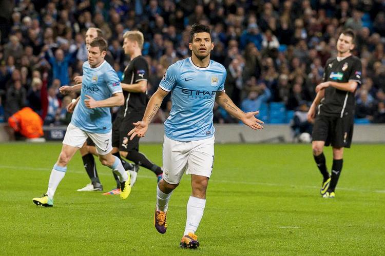 Skarpretter. Sergio Aguëro har scoret 12 af Citys 41 mål i Premier League i denne sæson. 