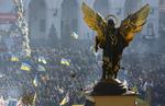 Demonstranter. Ifølge oppositionen i Ukraine vil op mod 200.000 mennesker demonstrere mod regeringen i dag. 