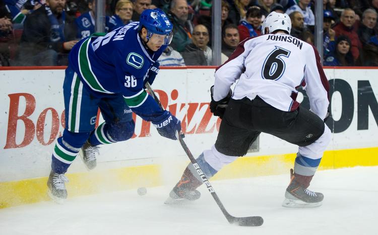 klar. Vancouver Canucks' Jannik Hansen (tv) bliver en klar forstærkning for det danske landshold ved VM. 