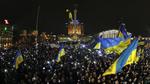 Opstand. Valgobservatørernes mistanke om valgfusk kan opildne EU-venlige demonstranter på Uafhængighedspladsen i Kiev. 