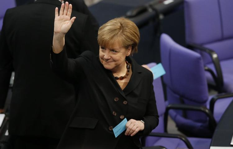 Endelig. Så blev det tid for Angela Merkel til at gå i gang med at regere i det tyske igen. 