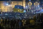 Modstand. Uafhængighedspladsen i Kijev er fyldt med frustrerede demonstranter. 