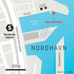 Vartegn. Det 'Arkitektoniske mesterværk' skal ligge i Nordhavnsbassinet ud for den nye FN-by. 